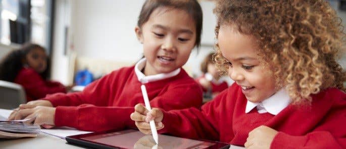 Children learning in the classroom