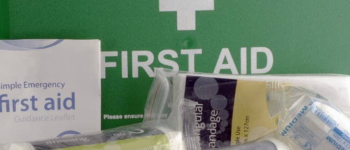 First aid kit contents