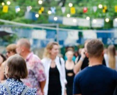 festival with food stalls