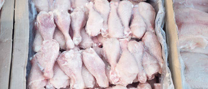 Frozen chicken drumsticks