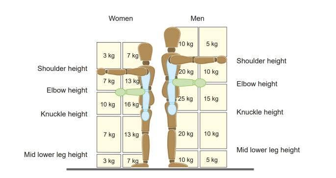 Lifting and Lowering risk filter diagram