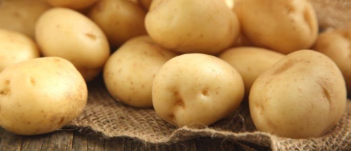 Raw potatoes