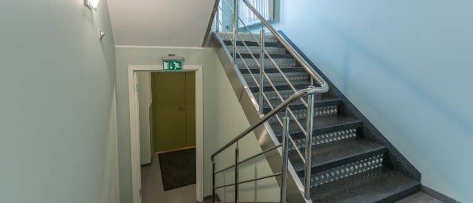 Stairwell in a building