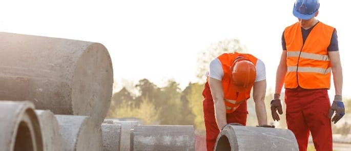 construction worker working despite tiredness