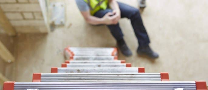 Worker fallen from ladder