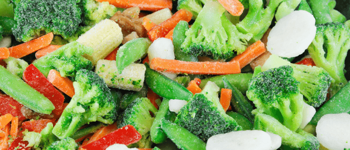 Can I cook vegetables from frozen?